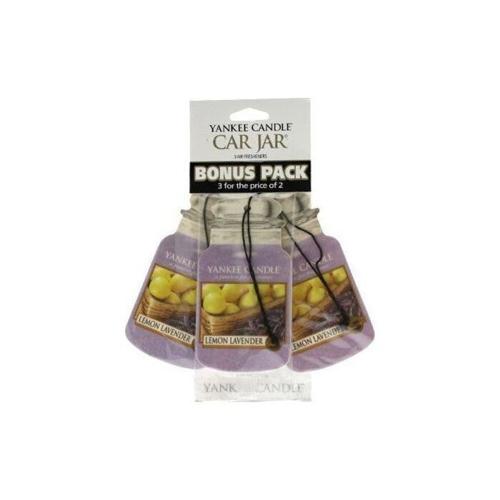 Yankee Candle Lemon Lavender Car Jar (3-Pack)-1